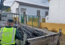 IMÁGENES | La Guardia Civil de Béjar intercepta en Tamames más de una tonelada de cobre robado